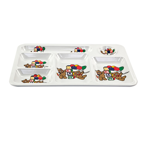 Поднос-тарелка детский с разделителями